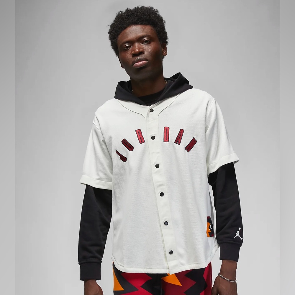 Nike Jordan Flight MVP Baseball Jersey small